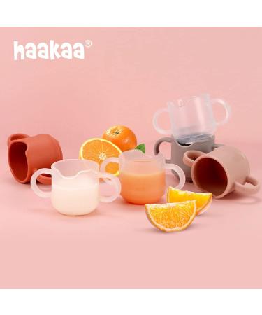 Haakaa Silicone Toddler Cups - BPA Free Training Cups for Babies 6 Months+ - 5oz Clear - Buy Online on GoSupps.com