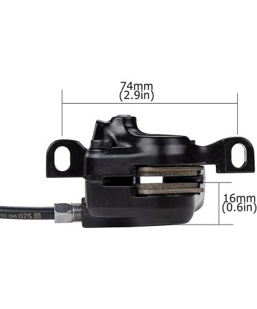 BUCKLOS Shimano MT200 MTB Hydraulic Disc Brakes Set - Rear Only | 800mm Front & 1550mm Rear | Universal Calipers for MTB XC Trail, e-Bike, Fat Bike - Buy Online on GoSupps.com
