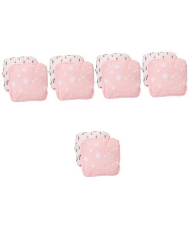 Healeved 10 pcs Storage bags for women's bandages bag for female products feminine upholstery bag pockets with zipper for napkins tampon bag girl diapers