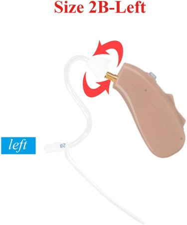 BTE Hearing Amplifier Accessories - Left Ear - 2 Sound Tubes by Banglijian - Buy Online on GoSupps.com