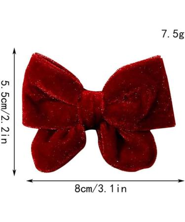 Vintage Duckbill Hairpin Set: 5 Plush Fashion Hair Bow Clips for Kids Simple Small Decorative Girls' Accessories - Buy Online on GoSupps.com