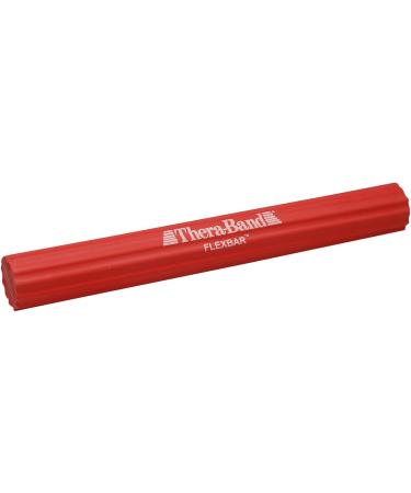 TheraBand FlexBar - Red Light Resistance Training for Grip, Elbow Strength & Pain Relief - Intermediate Level for Men & Women - Buy Online on GoSupps.com