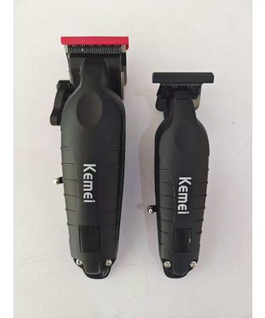 KEMEI Professional Hair Clippers and Trimmers Set Electric Hair Clippers for Men Cordless Barber Clippers Trimmer Zero Gap T-Blade Hair Trimmer Wireless Rechargeable Detailer Trimmer KM-2290+2293 - Buy Online on GoSupps.com