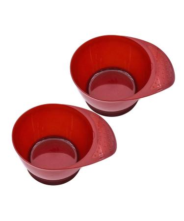 2 pieces baked oil bowl hair color bowl hair permanent shaft tools barbershop colored hat bowl color mixed bowl scales bowage bowl