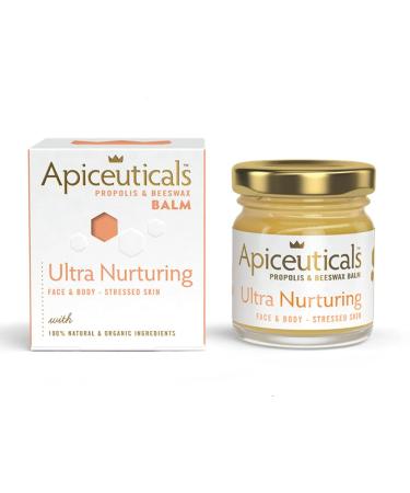 Ultra Nurturing Balm by Apiceuticals with Organic Propolis Oil & Calendula Concentrated Multipurpose Balm for Dry Irritated Skin