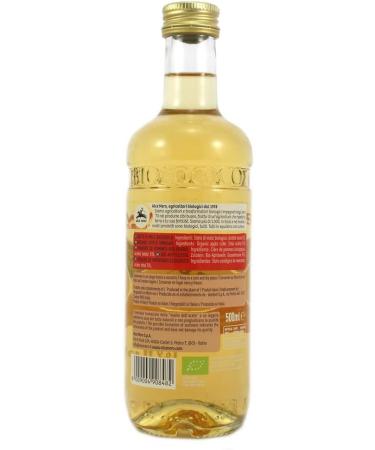 Alce Nero Aceto di Mele Biologico organic apple cider vinegar made from Italian apples 500 ml bottle + Italian gourmet Polpa di Pomodoro 400 g can - Buy Online on GoSupps.com