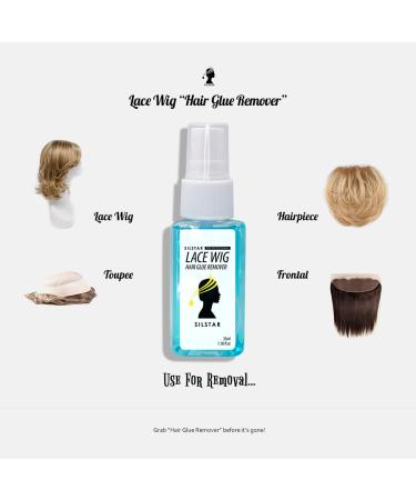 SILSTAR Professional Lace Wig Glue Remover - Safe Gentle & Effective Bond Dissolver for Frontal Closures & Hairpieces - Buy Online on GoSupps.com