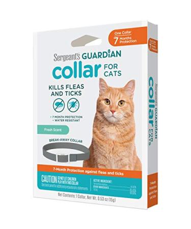 Sergeant's Guardian Flea & Tick Cat Collar, 1 Count