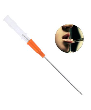Piercing Needles 50Pcs/Box - Stainless Steel Body Piercing Tools for Body, Ear, Navel, Nose, Lip, Nipple - 14G, 16G, 18G, and 20G Sizes - Buy Online on GoSupps.com