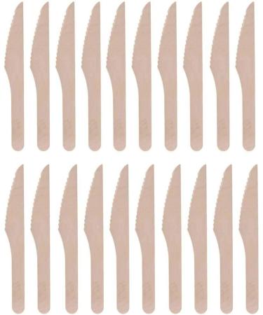 Bamboo Cutlery - Eco Friendly - 100% Natural Biodegradable (Knives) - Buy Online on GoSupps.com