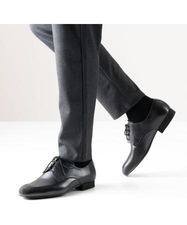 Buy Werner Kern Men's Dance Shoes 28010 - Leather Black Wide 2 cm Heel - Italian Quality - Size 41 1/3 EU - International Shipping Available - Buy Online on GoSupps.com