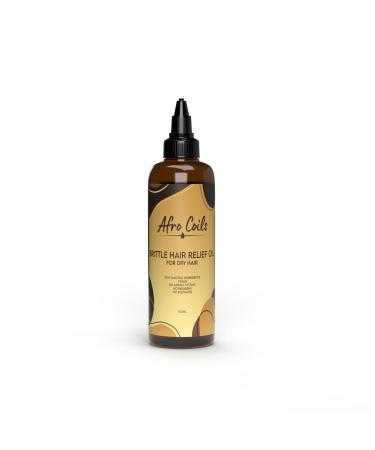 Afro Coils Brittle Hair Relief Oil for Dry Hair 100% Natural Vegan Friendly