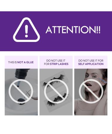 Eyelash Bonder Sealer | 20ml Lavender Lash Glue Accelerator & Binder - Extend Adhesive Holding Time - Buy Online on GoSupps.com