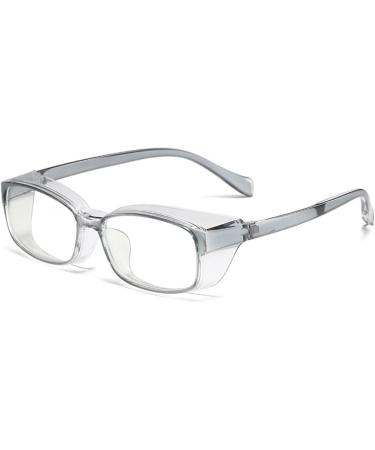 Flyrangoov Children's Anti-Fitting Glasses - Blue Light Blocking for Computers Reading Gaming & TV - Perfect for Ages 5-13 - Gray - Buy Online on GoSupps.com