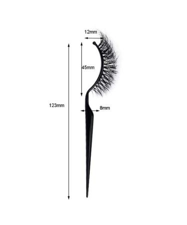 2Pcs Eyelash Extension Support Stick Holder - Display Grafting Effects | Eyelash Salon Tools - Black & Clear | International Shipping - Buy Online on GoSupps.com