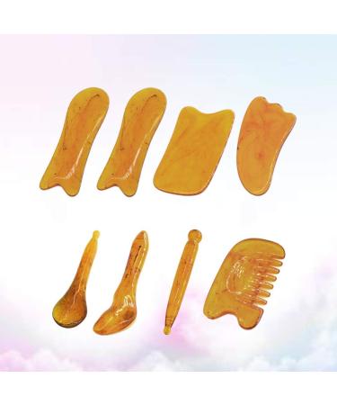 8PC Acupuncture Tools Set - Gua Sha Charge Plate & Massage Tools for Trigger Point Therapy - Face Arm Back & Eye Treatment - Buy Online on GoSupps.com