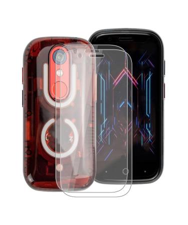 KJYFOANI For Unihertz Jelly Star Screen Protector Tempered Galss 2 Pack High Clear 9H Hardness Bubble Free Easy Install Matte Protective Film for Unihertz Jelly Star 3.00 Inch.