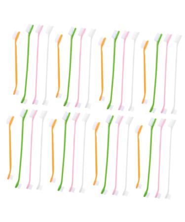 Levemolo 32 Pcs Double Head Dog Toothbrush Pet Toothpaste Pet Stuff Dual Headed Brushes Pet Oral Pp