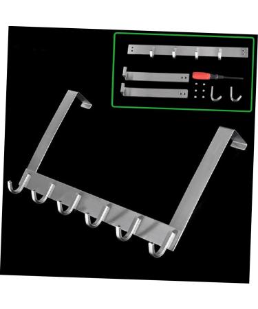 Stainless Steel Hooks Hanging Hooks Behind Door Organizer Hooks Towel Hook Row Hook No Punching - Buy Online on GoSupps.com