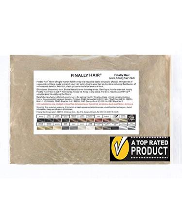 Finally Hair Fibers Refill Bag - 56 Grams of Premium Hair Loss Concealer in a Refill Bag (Dark Blonde)