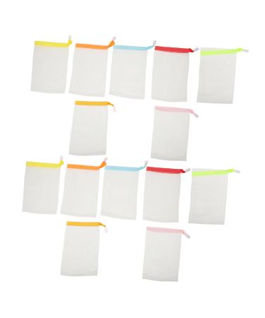 Soap Net Bag 20pcs Foaming Net Foaming Net Soap Soap Foaming Cleaning Tool Double Foam Net Face Foaming Face Wash Drawstring Holder Soup Soap Net A165 Nylon Mesh Ribbon