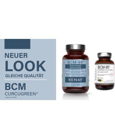 BCM-95 Curcugreen Turmeric Extract 750mg | Vegan Vegetable Capsules | 60 Capsules | Magnesium Stearate Free | Kenay Europe - Buy Online on GoSupps.com