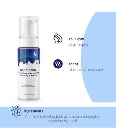 Eco Beauty Good Times Water-less Foaming Cleanser | All-Natural Cucumber Face Wash with Vitamin E | 5.07 oz - International Shipping - Buy Online on GoSupps.com