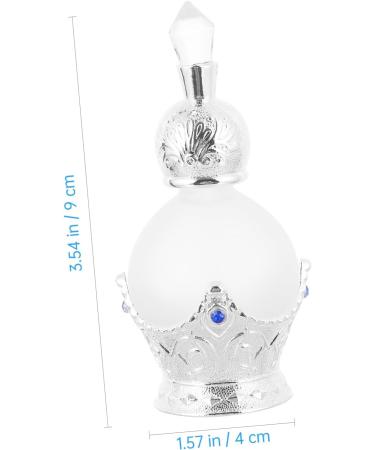 PLAFOPE 1pc Perfume Bottle Scented Cosmetic Sprayer Bottle Refillable Liquid Bottle Empty Perfume Container Mini Spray Bottle Humidifier Empty Glass Composite Material Perfume Rack Travel 9X4X4CM Silver - Buy Online on GoSupps.com