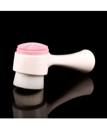 Manual Facial Cleansing Brush Fashion Soft Double Sides Facial Deep Cleansing Brush Face Skin Care Clean Brush for Facial Polish and Scrub - Buy Online on GoSupps.com