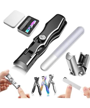 German Nail Clippers for Men - 2024 Ultra Sharp Heavy Duty Toe Clippers for Seniors with Catcher File (Black - Buy Online on GoSupps.com