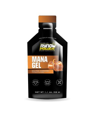 Ryno Power Mana Performance Gel Caddy - 12 Servings Salted Caramel | Boost Energy for Athletes | International Shipping Available - Buy Online on GoSupps.com