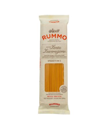 Rummo Spaghetti No. 3 Authentic Italian Pasta Made with Durum Semolina Wheat 500g (Pack of 1)