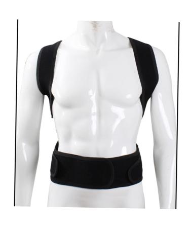 Buy Gatuida Hunchback Posture Belt for Men - Lumbar Support & Corrector Brace | Adjustable Orthotics | Black 31X26.5CM - Buy Online on GoSupps.com