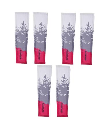 Toddmomy 3 pairs of sleeves Mini B renhorn Resistance tape protection cooling arm covers Sporty arm cover running arm suction darts bicycle gloves men and