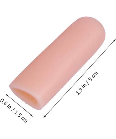 2 Pc Toe Corn Protectors Caps - Comfortable Toe Sleeves for Pain Relief | 1.5*5cm - Buy Online on GoSupps.com
