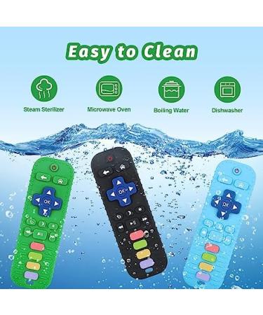 Buy BPA-Free Silicone Baby Bite Ring Toy - Remote Control Design for 0-12+ Months | Safe Chew Ring for Teething Relief - Purple - Buy Online on GoSupps.com
