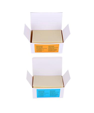 ERINGOGO Papier Permanent Ultra-fin pour Coiffure 2 Bo tes de Papier Jetable pour Permanente Chaud Froid Accessoire Professionnel pour Salon de Coiffure R sistant Couleur Al atoire