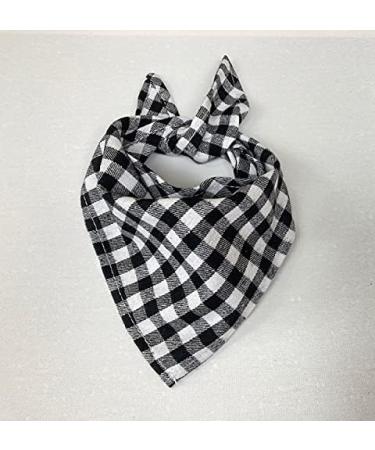 Tartan Check Dog Bandana Ties Like a Neckerchief Soft Cotton (Red & Blue Tartan) - Buy Online on GoSupps.com