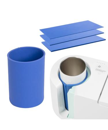 PYD Life Sublimation Blanks 0.8 inch x 52 ft Heat Resistant Tape, Blue Heat Tape, Thermal Tape Up to 250(480) for Sublimation Tumblers Mugs Sublimati