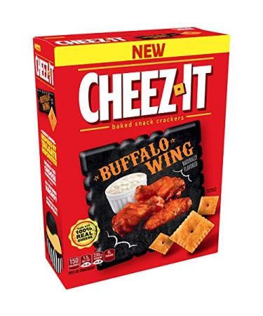 (2 Pack) Cheez-It Buffalo Wing Baked Snack Crackers, 12.4 oz - NEW Flavored!