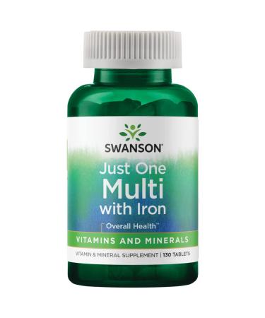 Swanson Century Formula Multivitamin with Iron 130 Tabs