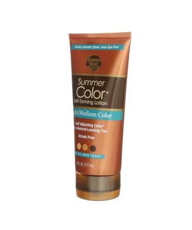 Banana Boat Summer Color Self Tanning Lotion - Light Medium, 6 fl oz - Buy Online on GoSupps.com