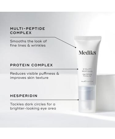 Medical8 Eyelift Peptides 15ml - Rejuvenate & Firm Your Eyes | International Shipping Available - Buy Online on GoSupps.com