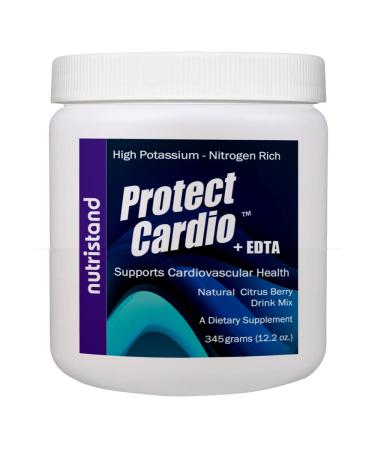 Protect Cardio +EDTA 30 servings 345 grams - Arginine Citrulline Potassium Magnesium Beet Root Pine Bark Gamma Tocopherol & Vitamin Co-Factors - Great Tasting All-Natural Sugar-Free Formula.