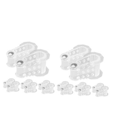 minkissy 8 Pairs Magnetic Toe Splitter Manicure Tools Nursing Clip Board Thumb Splint Valgus Correction Tool Toe Stretcher Sebs Toe Transparent Sebs Protector Orthopedic 3.6x2.2cmx2pcs Transparentx2pcs