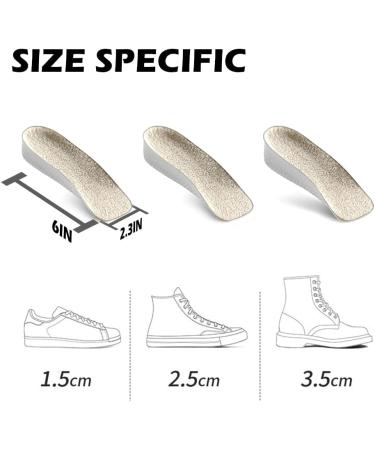JADE KIT Height Increase Insoles for Women - 0.6IN Arch Support Gel Cushions for Leg Length Discrepancy - Orthopedic Heel Lifts Size 8-10 - Buy Online on GoSupps.com