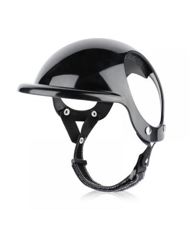 Helmet for dogs motorcycle pet helmet cool little dog helmet bicycle dog bag with ear holes and adjustable straps for small and medium -sized dogs