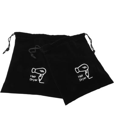 FOMIYES 6 Pcs Storage Bag Travel Hair Dryer Home Tools Hair Dryer Storage Travel Bag Bracket - Blackx3pcs 26x23cmx3pcs - Buy Online on GoSupps.com