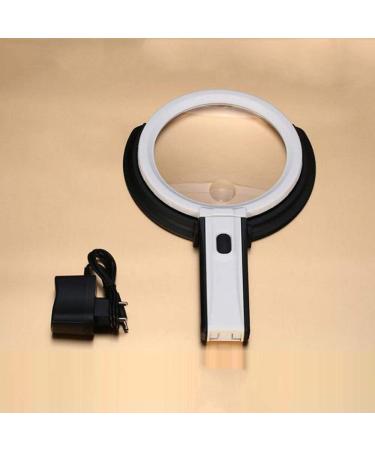 Magnifiers Magnifying Glass Desktop Main Mirror 10X Auxiliary Mirror 30X Magnifying Glass Plug in The Desktop Bracket to Maintain Handheld Light Extension Lens Desktop Folding Magnifying Glas - Buy Online on GoSupps.com