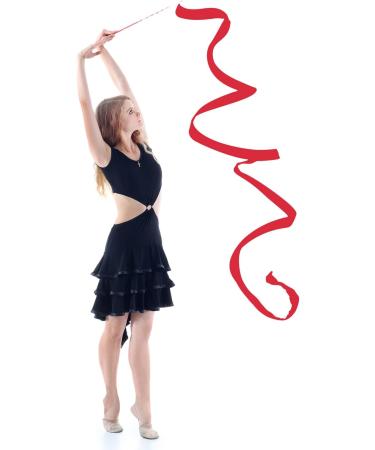 Dance Ribbon Set - 8pcs 78.7 Inch Gymnastics Streamers for Kids and Adults - Twirling Ribbons for Dancing Training and Birthday Parties (Various Styles) - Buy Online on GoSupps.com
